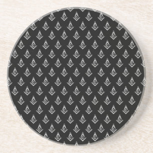 Posavasos Modelo masónico (negro)