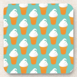Posavasos Modelo poner crema del cono de Vanilla Ice