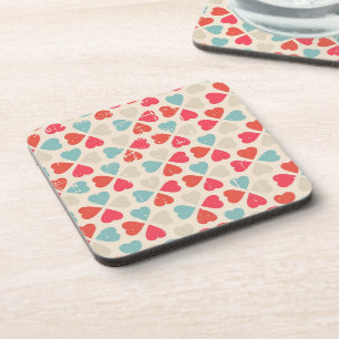 Posavasos Modelo retro del el día de San Valentín