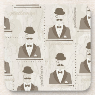 Posavasos Modelo retro para el hombre