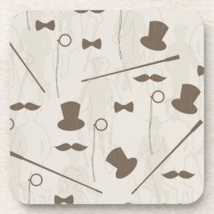 Posavasos Modelo retro para el hombre 2