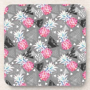 Posavasos Modelo texturizado piña geométrica