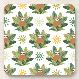 Posavasos Modelo tropical de la pereza
