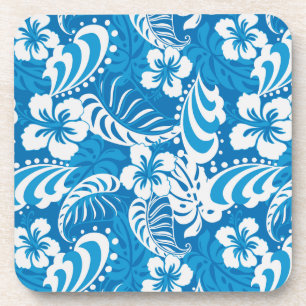 Posavasos Modelo tropical del hibisco