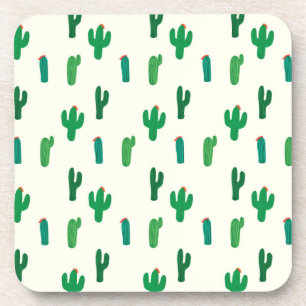 Posavasos Modelo verde claro del cactus