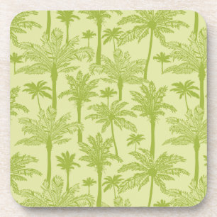 Posavasos Modelo verde de las palmeras