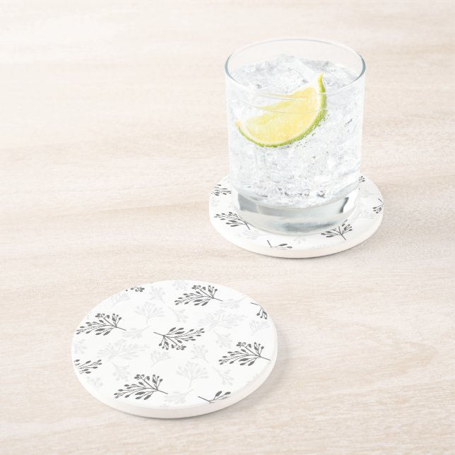 Posavasos Modern Farmhouse Decorative Coaster - Rustic Chic  (Lado)