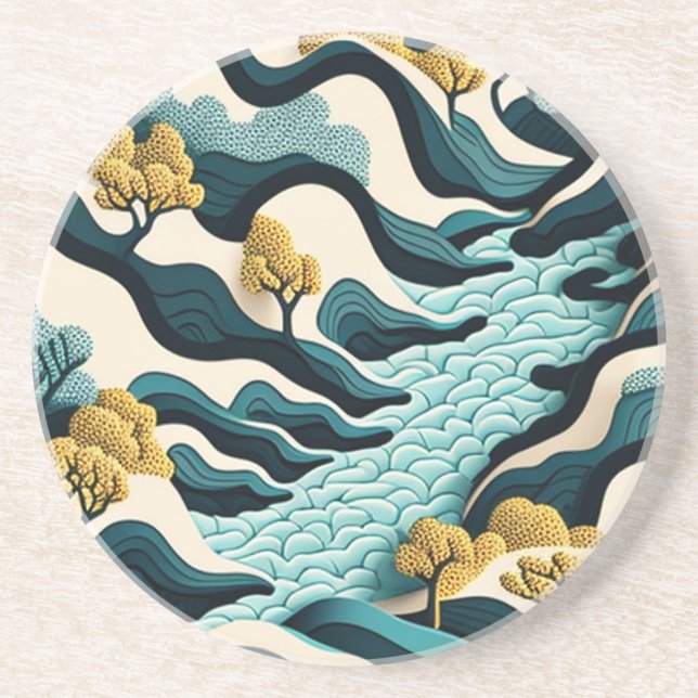 Posavasos Modern Landscape (Frente)