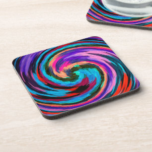 Posavasos Modern Swirl Resumen Arte #20