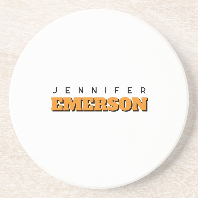 Posavasos Modernismo minimalista profesional (Frente)