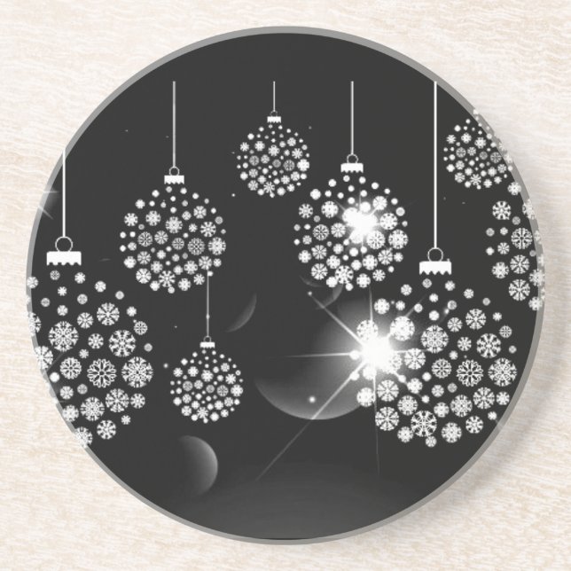 POSAVASOS MODERNO **NAVIDAD ORNAMENTAL** COSTERA DE PIEDRA D (Frente)