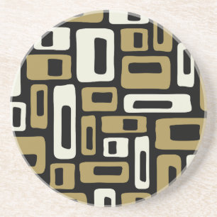 Posavasos Moderno Retro de Mitad de Siglo