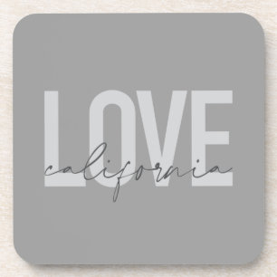 Posavasos Moderno, urbano, moderno, genial diseño Love Calif