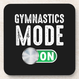 Posavasos Modo Gimnasia Activado Atleta de Gimnasia Genial