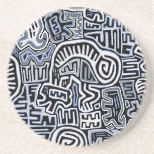 Posavasos Mola Ritual de Chaman Peyote