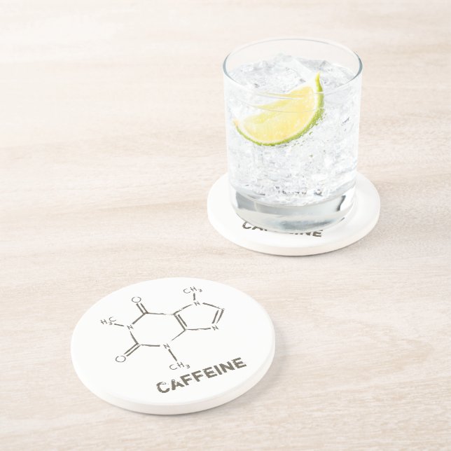 Posavasos Molécula cafeína (Lado)