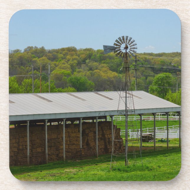 Posavasos Molino de viento de campo (Frente)