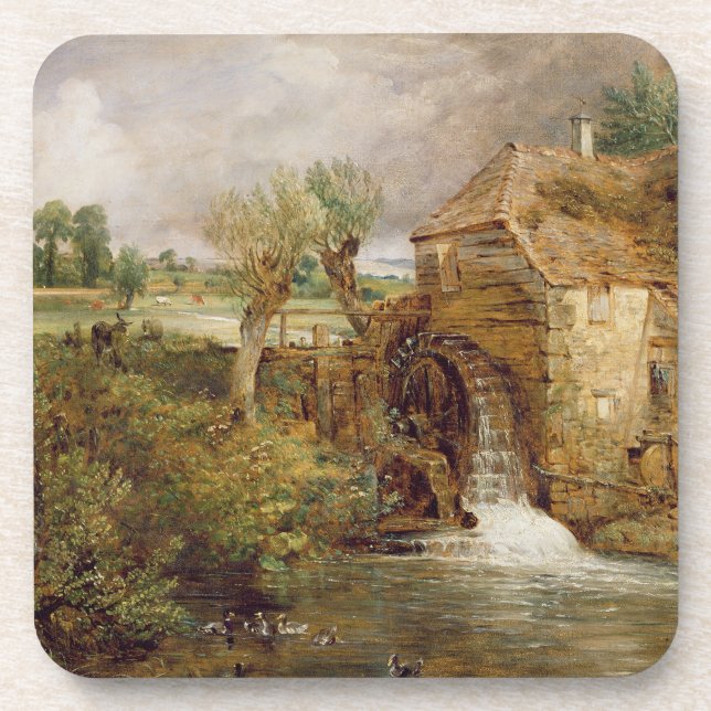 Posavasos Molino en Gillingham, Dorset, 1825-26 (aceite en (Frente)