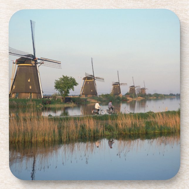 Posavasos Molinos de viento, Kinderdijk, Países Bajos (Frente)