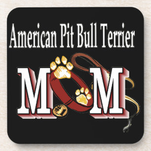 Posavasos MOM norteamericano Pit Bull Terrier