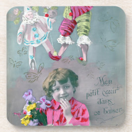 Posavasos Mon petite coeur dans ce baiser