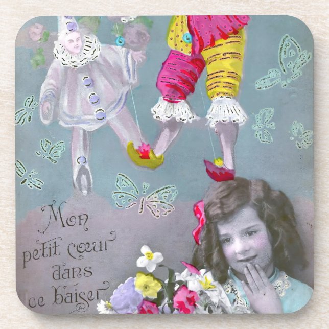 Posavasos Mon petite coeur dans ce baiser 2 (Frente)