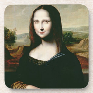 Posavasos Mona Lisa, copia de la pintura por Leonardo DA Vin