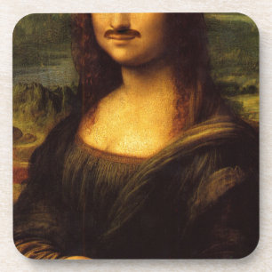 Posavasos mona lisa mustache