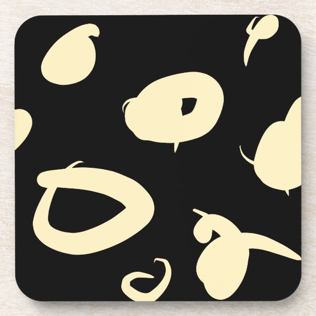 Posavasos Monasterio acrílico abstracto moderno (Frente)