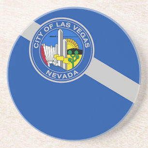 Posavasos Monasterio con bandera de Las Vegas, Nevada, Estad