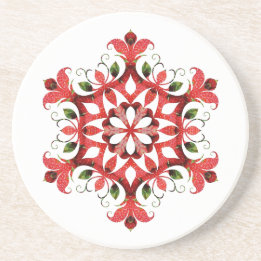 Posavasos Monasterio de arenisca de diseño vintage del viejo