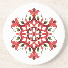 Posavasos Monasterio de arenisca de diseño vintage del viejo