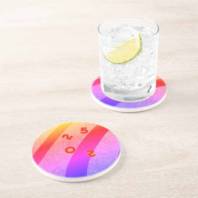 Posavasos Monasterio de arenisca FESTIVA en SUNSET EN FUEGO (Lado)