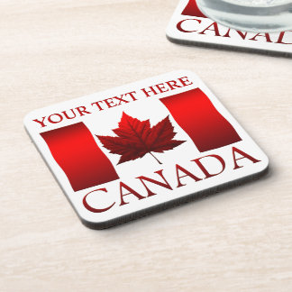 Posavasos Monasterio de Bandera de Canadá Personalizado