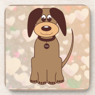 Posavasos Monasterio de Bebidas de Perro Marrón