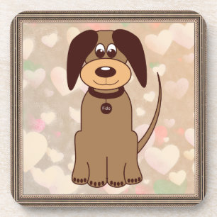 Posavasos Monasterio de Bebidas de Perro Marrón