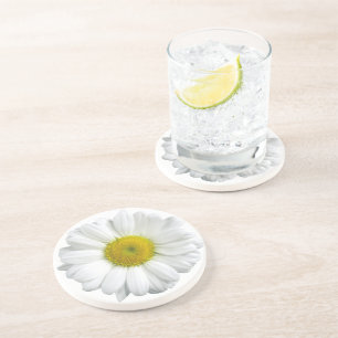 Posavasos Monasterio de Bonito de margarita blanca y amarill