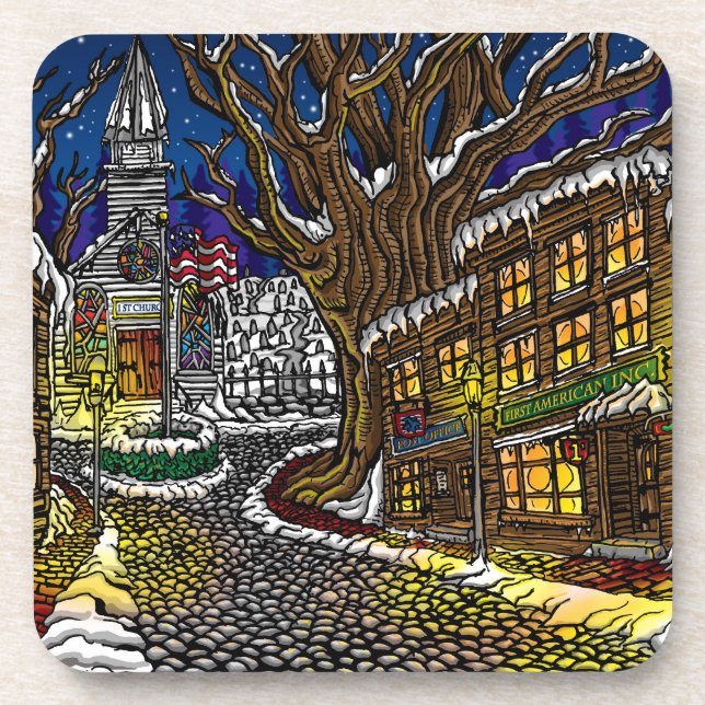 Posavasos Monasterio de Casco Antiguo de 6 (Frente)