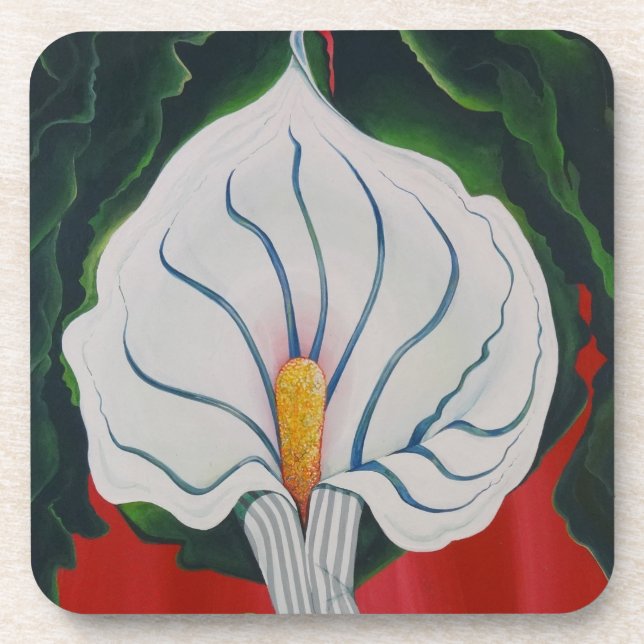 Posavasos Monasterio de lirio Blanco de 6 (Frente)