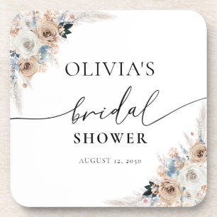 Posavasos Monasterio De Marfil Y Blue Boho