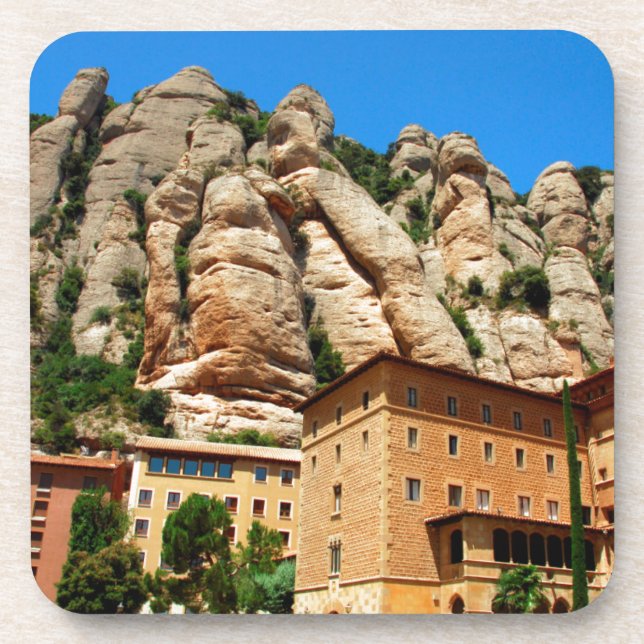 Posavasos Monasterio de Montserrat, Cataluña, España (Frente)