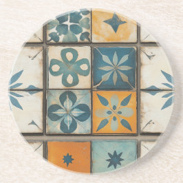 Posavasos Monasterio de piedra arenisca de mosaico del Medit