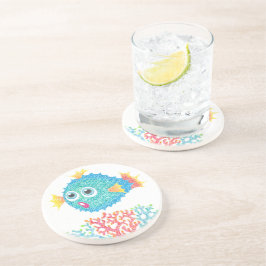 Posavasos Monasterio de piedra arenisca del pez globo