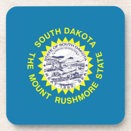 Posavasos Monasterio de plástico duro con bandera de Dakota 