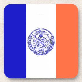 Posavasos Monasterio de plástico duro con bandera de la ciud