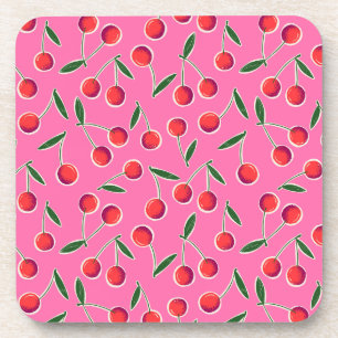 Posavasos Monasterio de plástico Hot Pink Berry Cherry Birda