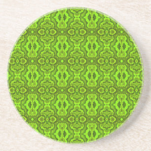 Posavasos Monasterio de textura de serpiente verde