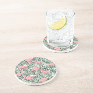 Posavasos Monasterio Dorm Con Flamencos Rosados Cute Palm Le