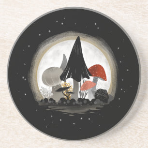 Posavasos Monastre de la Luna de Cosecha de champiñones - Ci
