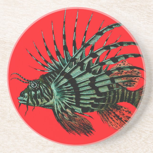 Posavasos Monastre de peces de león (Frente)